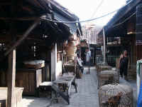 De vogelmarkt van Yogyakarta