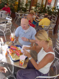 Even genieten van wat 'local food'